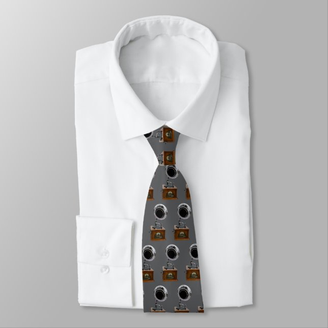Corbata Canto de cuello gramófono (Atado)