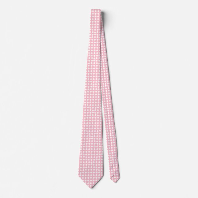 Corbata Canto de diamantes rosados y blancos (Anverso)