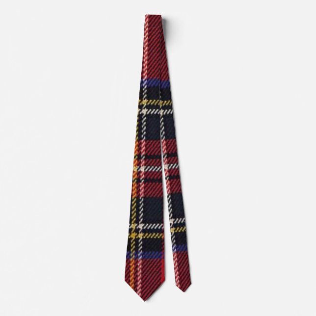 Corbata Canto de diseño de plástico escocés (Anverso)