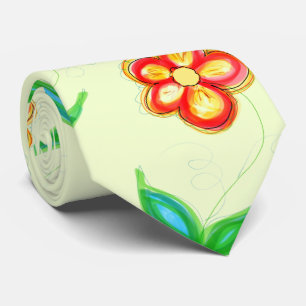 Corbata Canto De Flores De Monogramo Menswear En Los Color