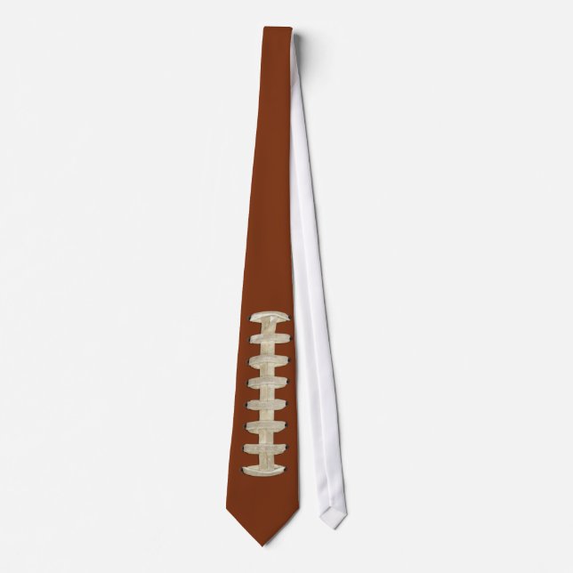 Corbata Canto de fútbol, marrón, encías (Anverso)