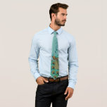 Corbata Canto de pavo real para Bodas y ocasiones especial<br><div class="desc">Art Deco Art Nouveau Peacock Gatsby Blue and Green Boda Tie.</div>