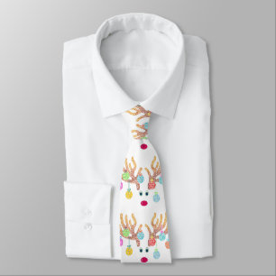 Corbata Canto de renos y ornamentos