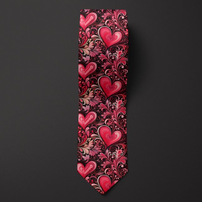 Corbata Canto de San Valentín de cuello del corazón inspir (Subido por el creador)