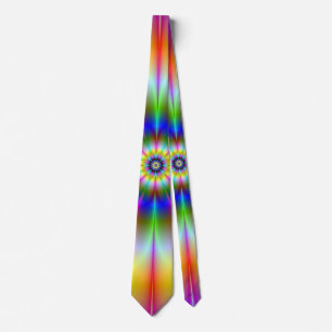 Corbata Canto del cuello de la flor brillante