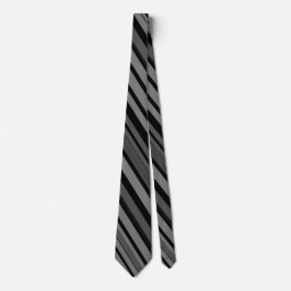 Corbata Canto exclusivo de cuello de impresión gris de luj