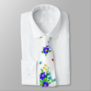 Corbata Canto floral personalizado