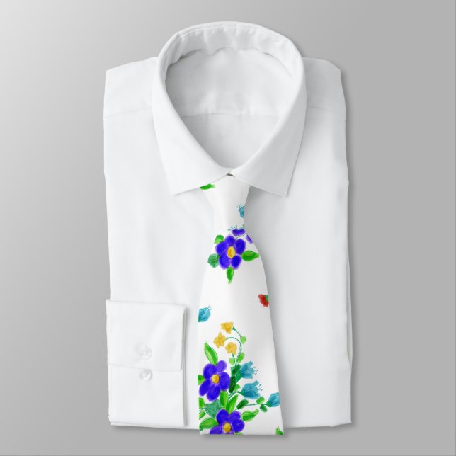 Corbata Canto floral personalizado (Atado)