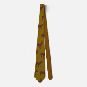Corbata Canto marrón accesorio de la camiseta de repetició