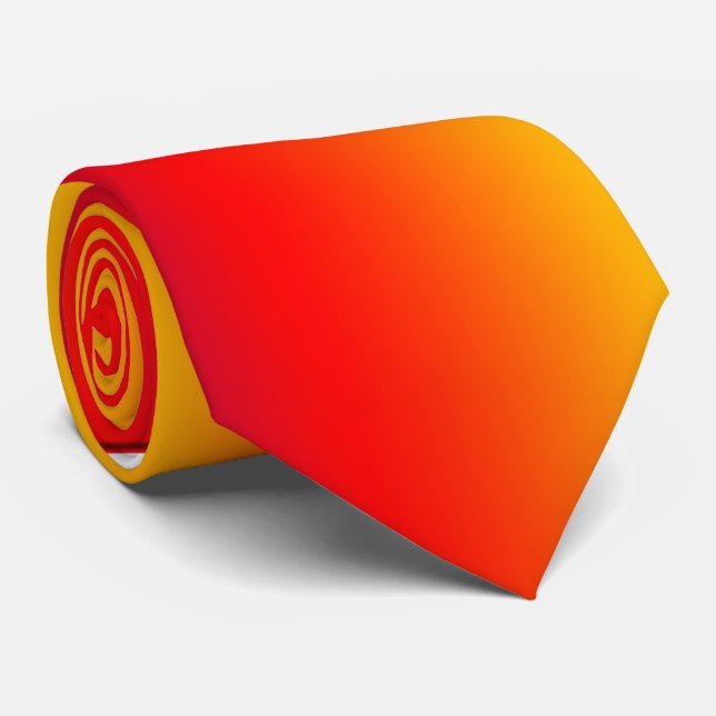 Corbata Canto, Naranja y amarillo, DIVERSIÓN (Enrollado)