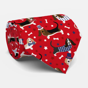 Corbata Canto Patriótico Basset Hound Neck