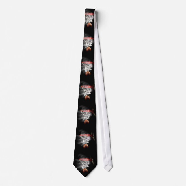 Corbata Canto Personalizado de Neckwear de baloncesto (Anverso)