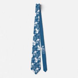 Corbata Canto romántico floral de Japón