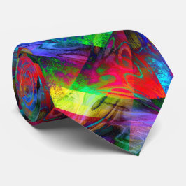 Corbata Caos arte moderno y abstracto moderno