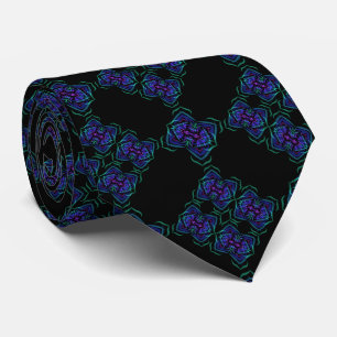 Corbata Capa de Línea Transparente Abstracta Patrón de Rep