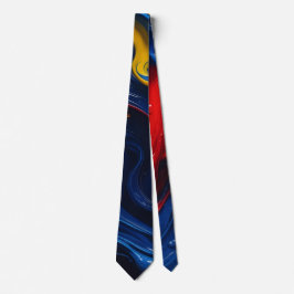 Corbata Capas y Capas de Pintura