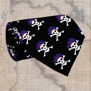 Corbata Capitán Jack, moda pirata, bandera de los piratas 