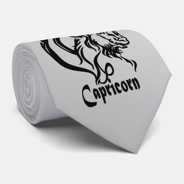 Corbata Capricornio la Cabra de Mar Zodiac S (Enrollado)
