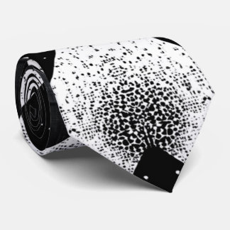 Corbata Captura De Ojos Con Estipple Monocromo Abstracto D