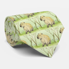 Corbata Capybara Neck Tie