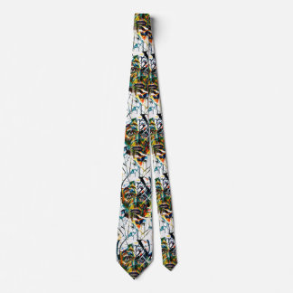 Corbata Cara abstracta de un extranjero