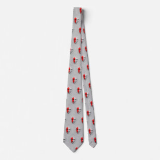 Corbata Cara blanca roja