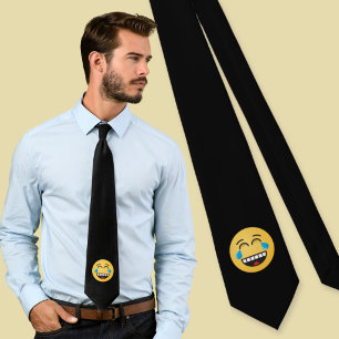 Corbata Cara Con Lágrimas De Alegría