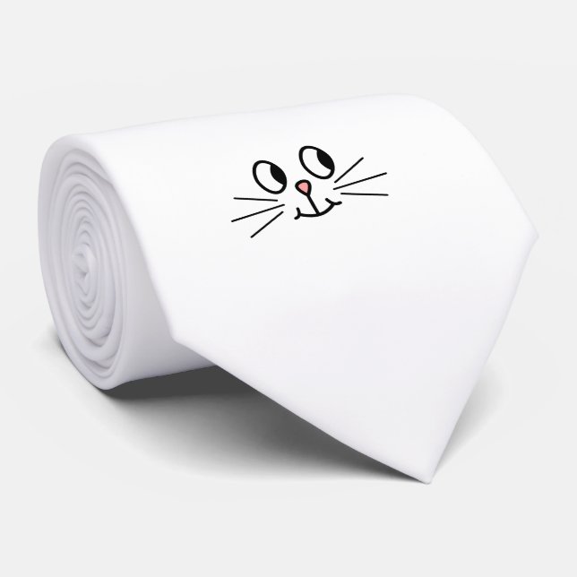 Corbata Cara de gato. (Enrollado)