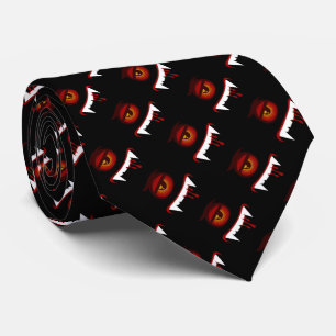 Corbata Cara de monstruo de sangre linda
