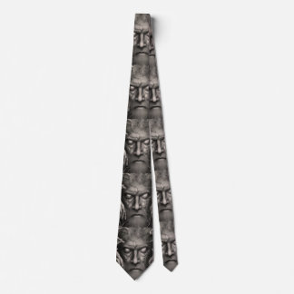 Corbata Cara malvada del antiguo demonio