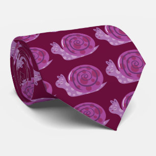 Corbata Caracol morado