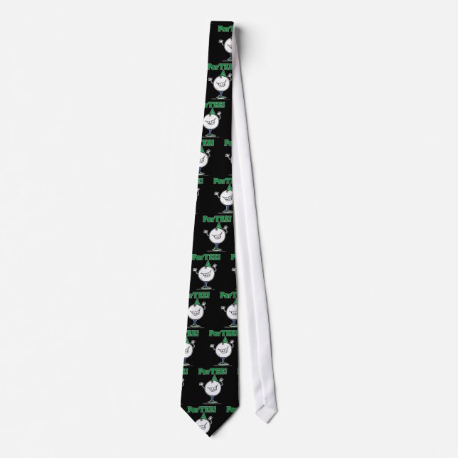 Corbata ¡Carácter de bola de golf ParTEE! (Anverso)