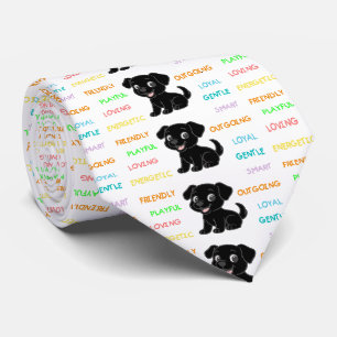 Corbata Características del Labrador Retriever Lab Negro