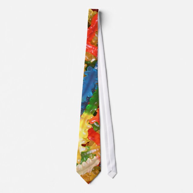 Corbata Caramelo Gominolas Ciempiés (Anverso)