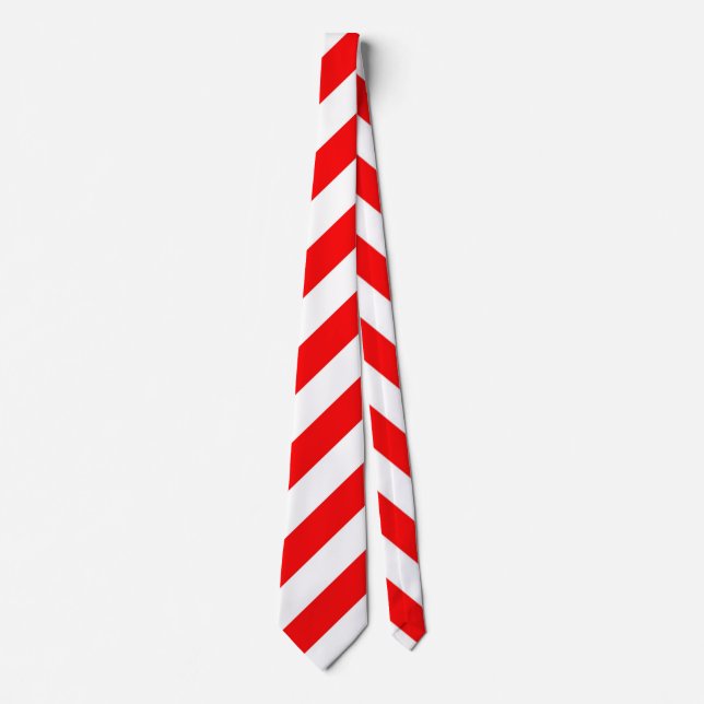 CORBATA CARAMELO NAVIDAD ROJO BLANCO REGALO NAVIDAD (Anverso)