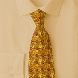 Corbata Caramelo Vidrio Emplomado