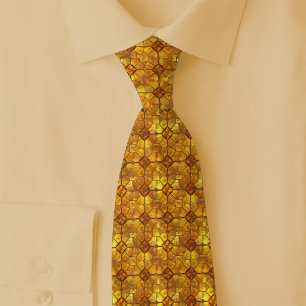 Corbata Caramelo Vidrio Emplomado