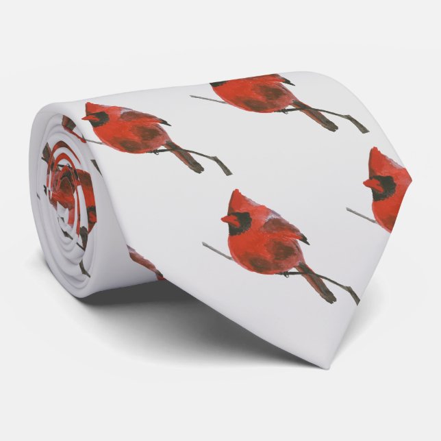 Corbata Cardenal rojo (Enrollado)