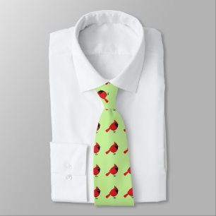 Corbata Cardenal rojo Personalizado con flores