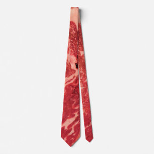 Corbata Carne cruda Ribeye Steack