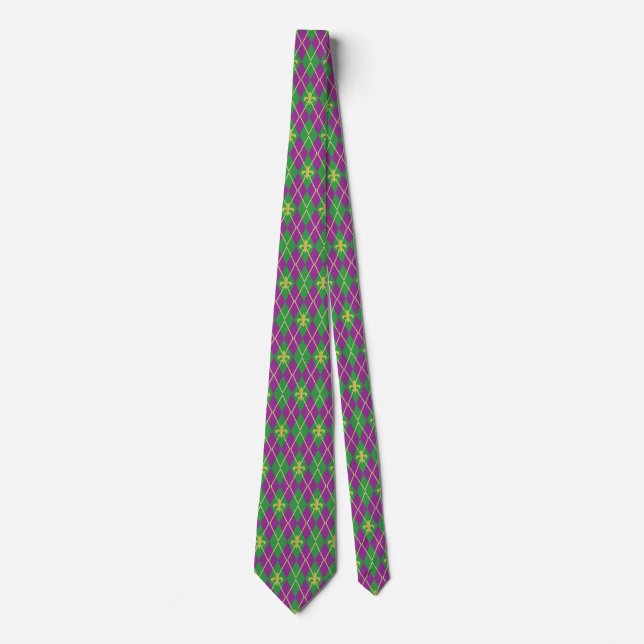 Corbata Carnival Argyle Men's Neck Tie (Anverso)