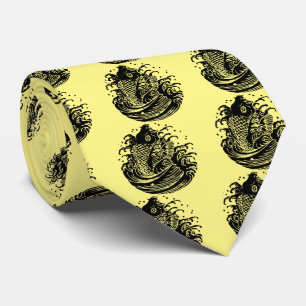 Corbata Carpa y agua