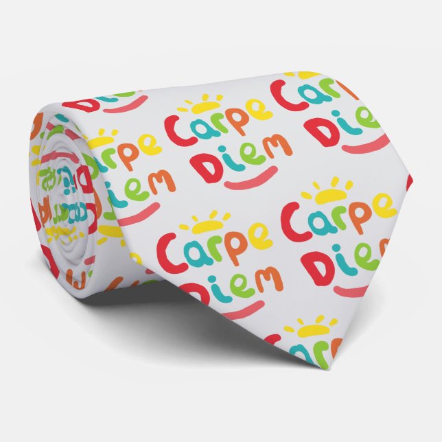 Corbata Carpe Diem (Enrollado)