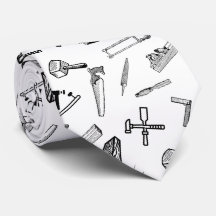 Carpenter Profession Dad Tie