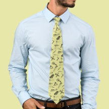 Carpenter Profession Dad Tie