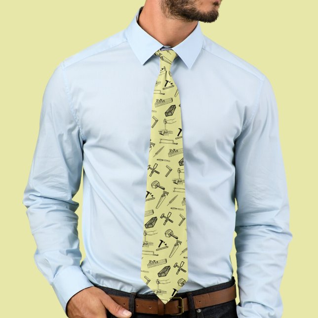 Corbata Carpenter Profession Dad Tie (Subido por el creador)