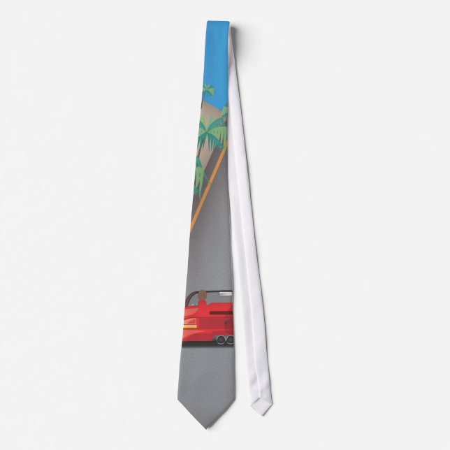 Corbata Carrera Retro de Arcade de los 80 (Anverso)