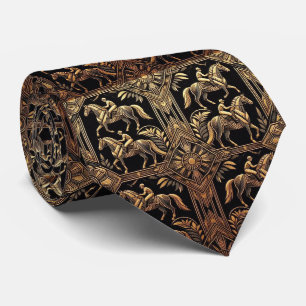 Corbata Carreras de Caballos Seda Falsa   Caballero del Ca