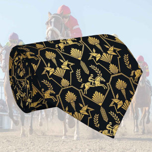 Corbata Carreras de Caballos Seda Falsa   Caballero del Ca