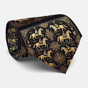 Corbata Carreras de Caballos Seda Falsa   Caballero del Ca